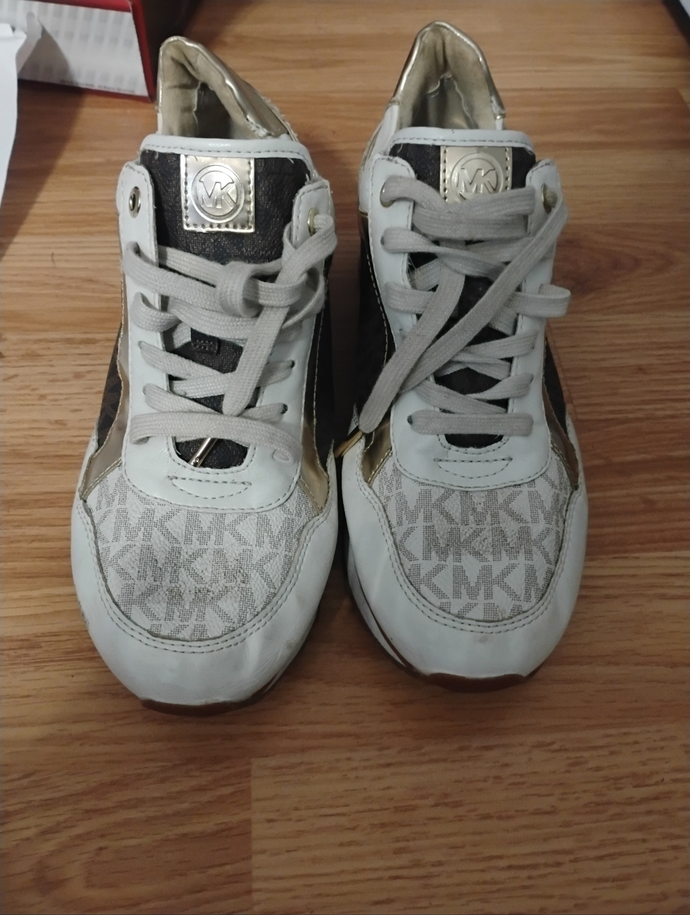 Michael Kors Maddy Mixed Media Trainers